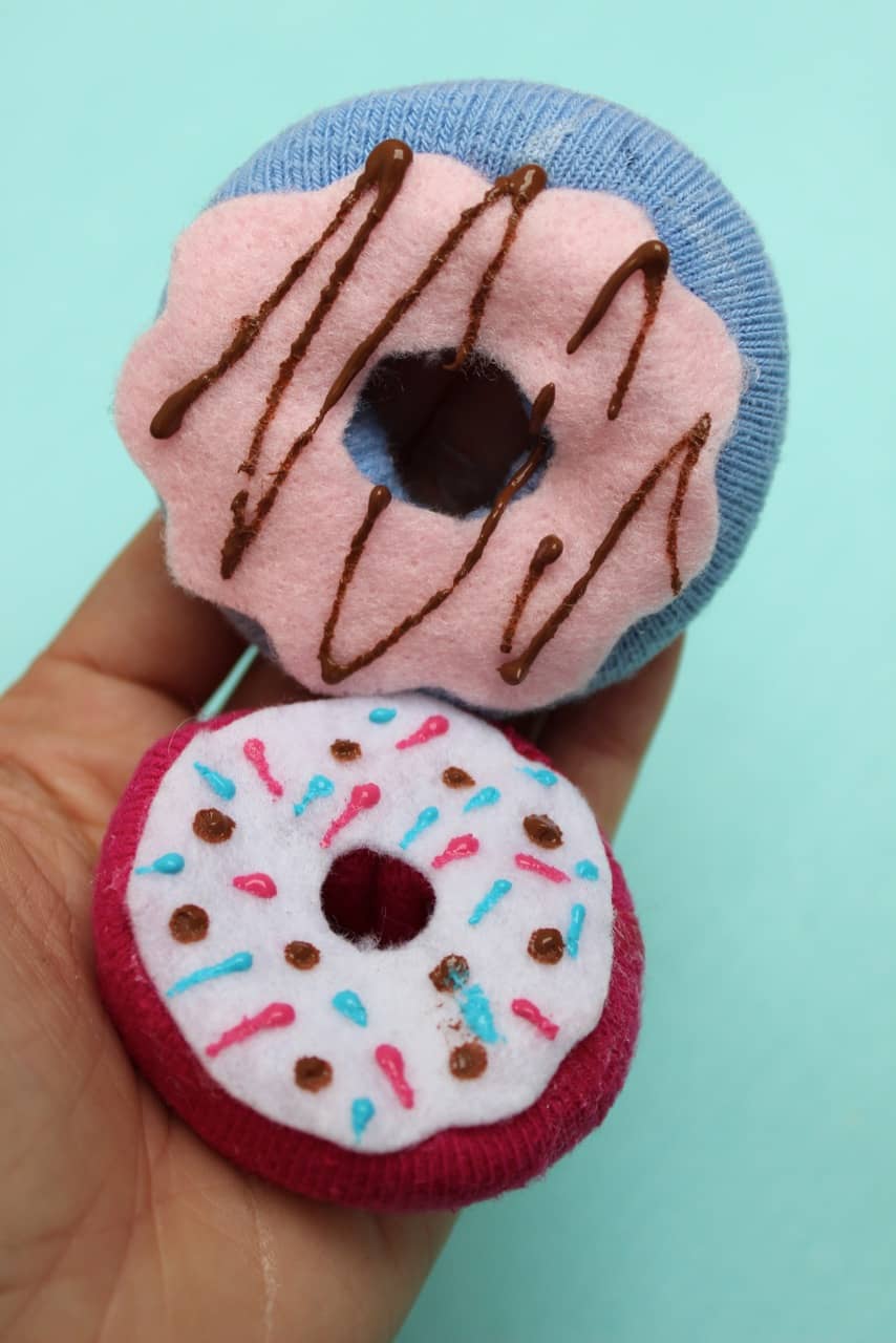 Instrucción 7 para realizar dona en tela