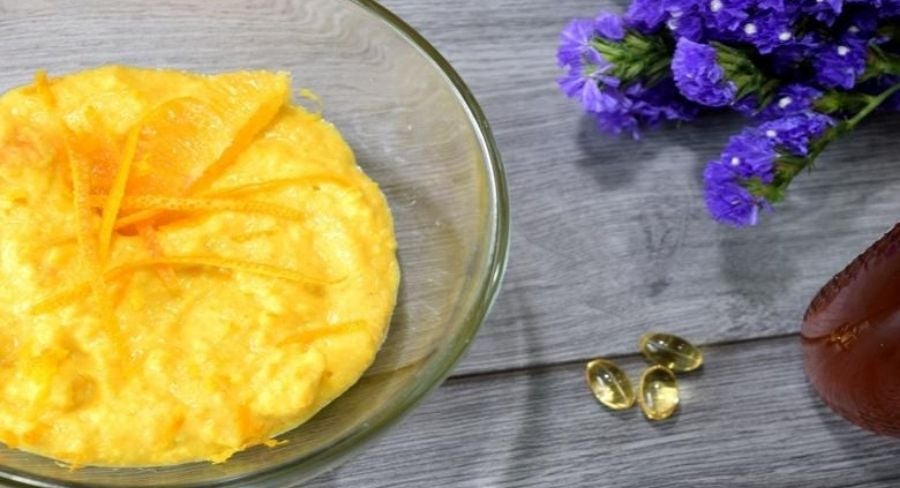 Mascarilla de naranja