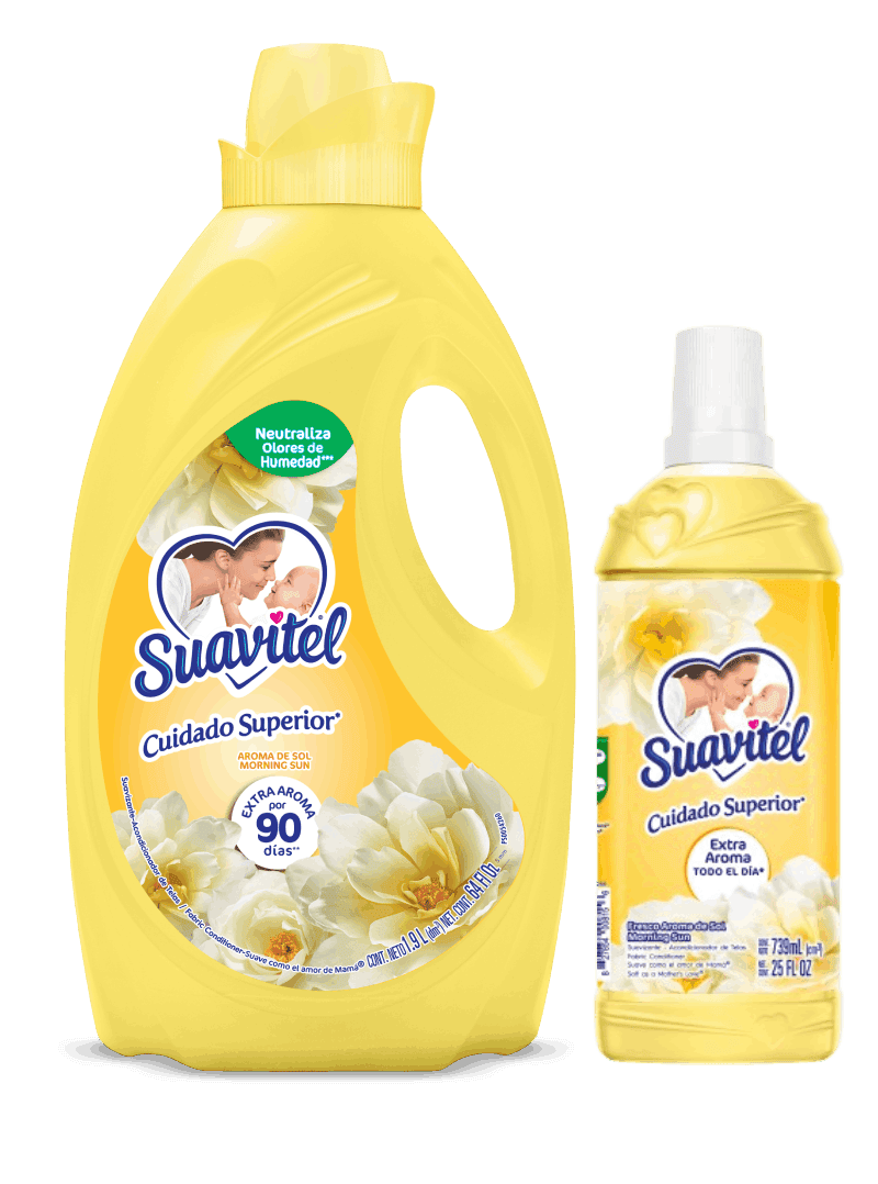 Suavitel® Cuidado Superior | Fresco Aroma de Sol | Presentaciones