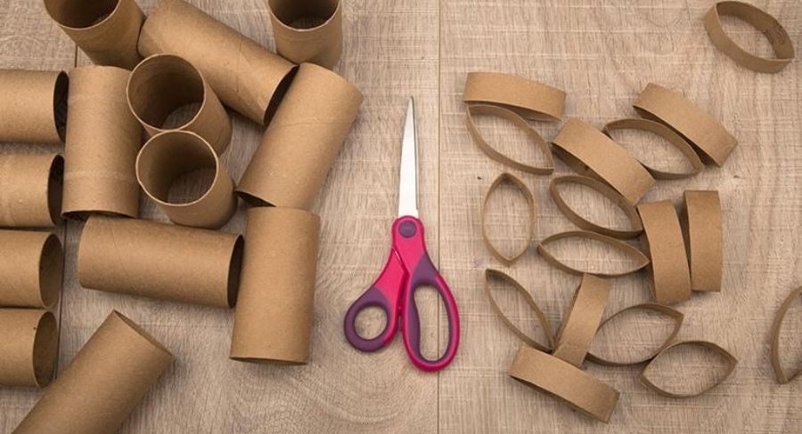 Ideas para decorar tu casa con flores hechas de tubos de papel higiénico