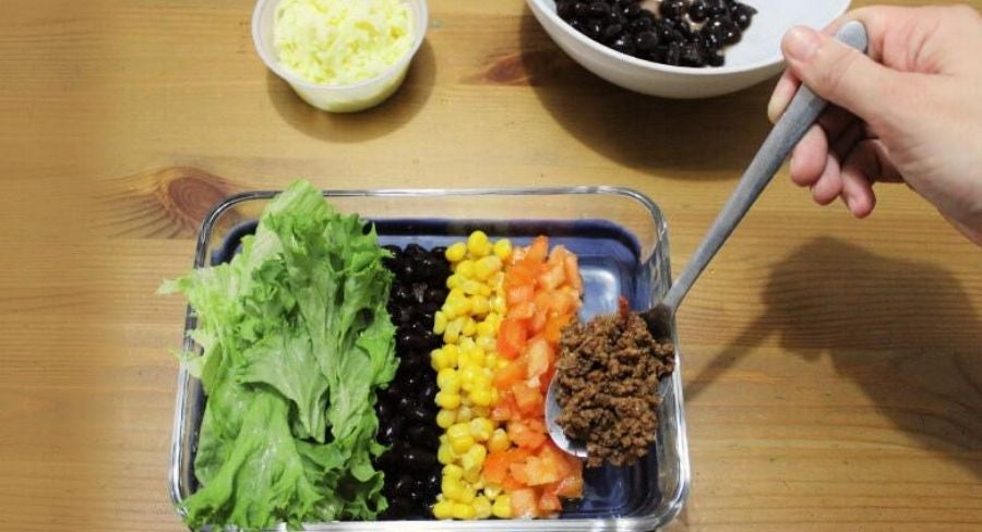 Ensalada para llevar al trabajo