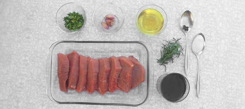 Ingredientes para marinar la carne