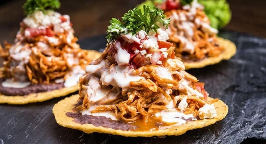 Tostadas mexicanas