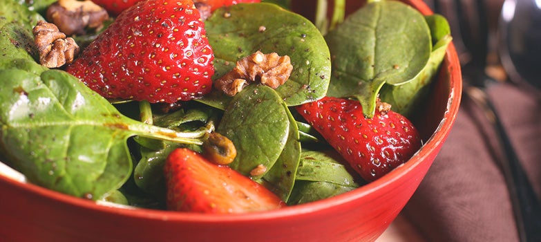 Ensalada de frutas con proteína