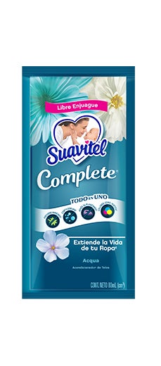 Suavitel® Complete | Acqua | Todo en uno | 80 mililitros