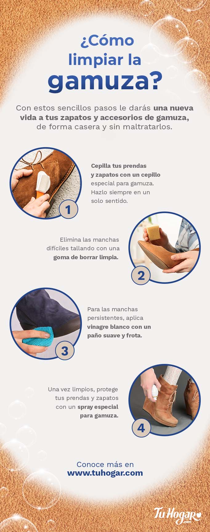 Con estos sencillos pasos le darás una nueva vida a tus zapatos y accesorios de gamuza de forma casera y sin maltratarlos