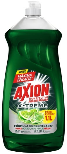 Jabón desengrasante axion x-treme presentación 1.1L