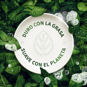 Arranca la grasa más pegada y los malos olores fácilmente, mientras deja en tus platos un agradable aroma a limón