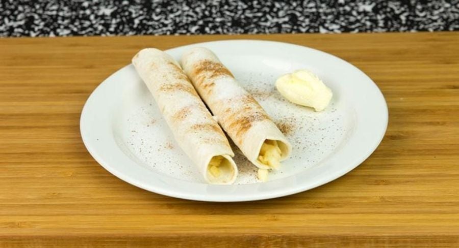 Taquitos de manzana