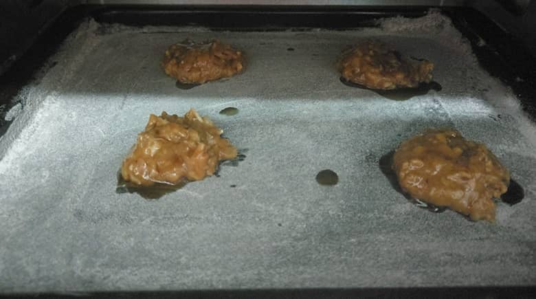 besitos de coco en el horno