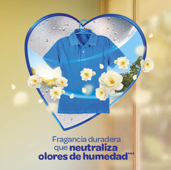 Con sus microcápsulas de larga duración, el aroma de Momentos Mágicos® permanecerá en tu ropa por más tiempo.