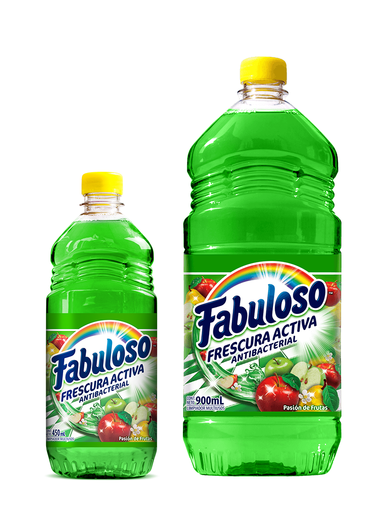 Fabuloso® Frescura Activa Antibacterial y Antiviral | Pasión de Frutas | Presentaciones