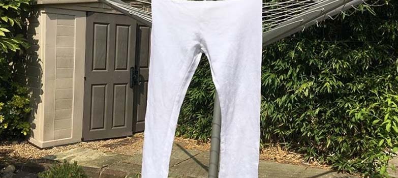 Mancha en ropa blanca 