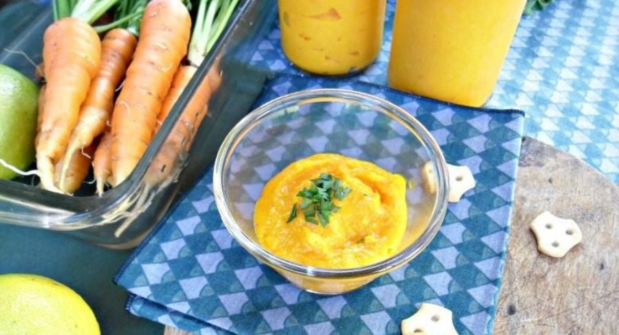 Paso 4 mayonesa vegana de zanahoria