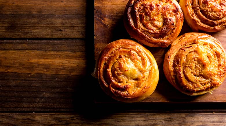golfeados en la tabla de madera