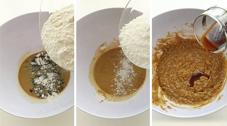 Aplicando ingredientes a la mezcla