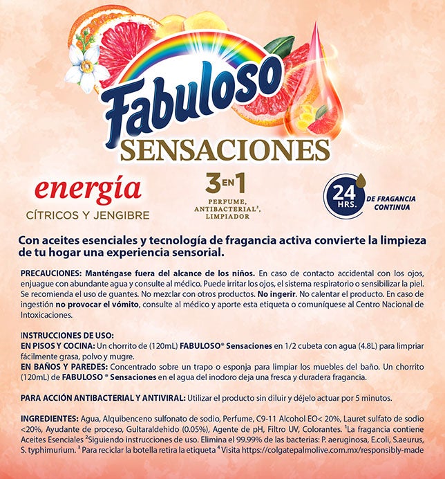 Precauciones y Instrucciones de uso Fabuloso Sensaciones