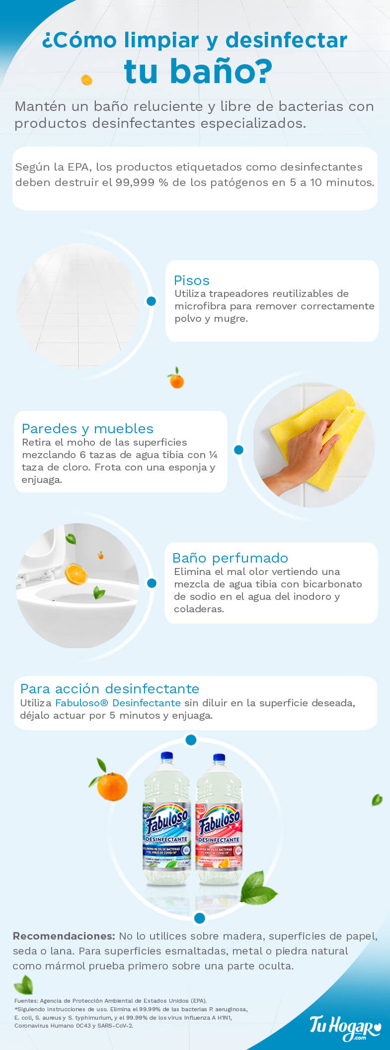 Cómo limpiar el baño perfecto y en poco tiempo