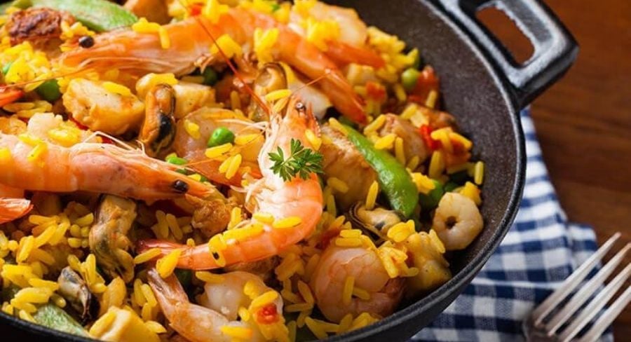 Paella de marisco