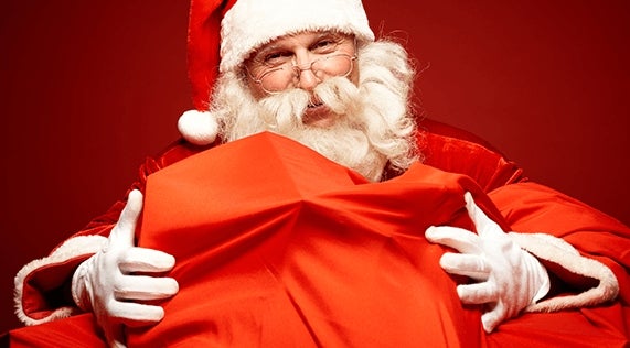 Barriga de papá noel para hacerle a los niños en navidad