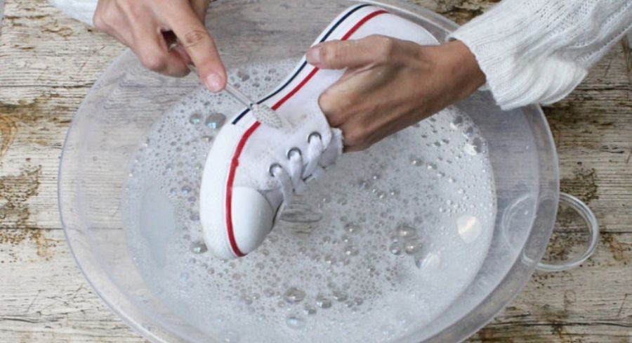 Procedimiento para limpiar las partes de tela 2