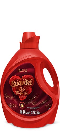Suavizante de ropa suavitel rojo tentación