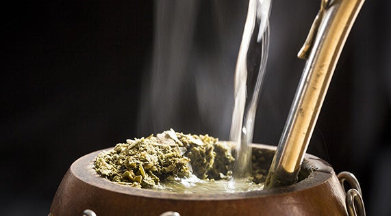 Agregando agua caliente