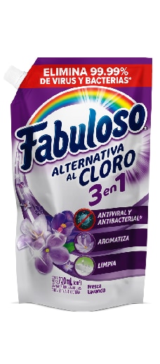 Fabuloso Alternativa al Cloro Fresca Lavanda 750ml