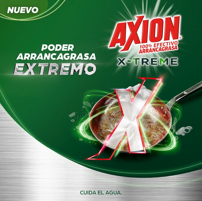 Sartén con jabón Axion Arrancagrasa