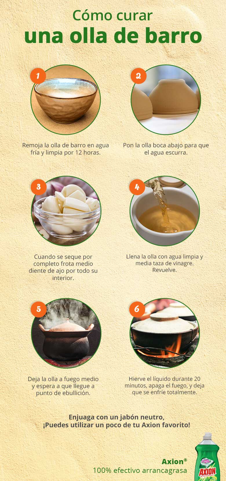 cómo curar ollas de barro