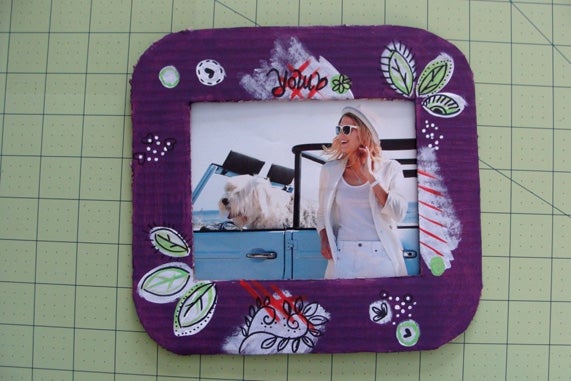 Portarretrato realizado