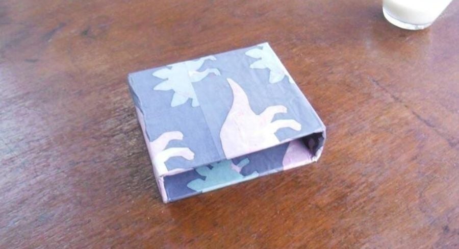 Paso a paso para hacer un organizador de escritorio en cartón