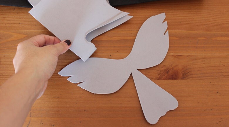 Disfraz para madre e hija: Molde de máscara