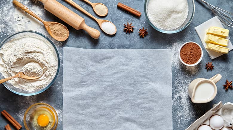 ingredientes en la mesa