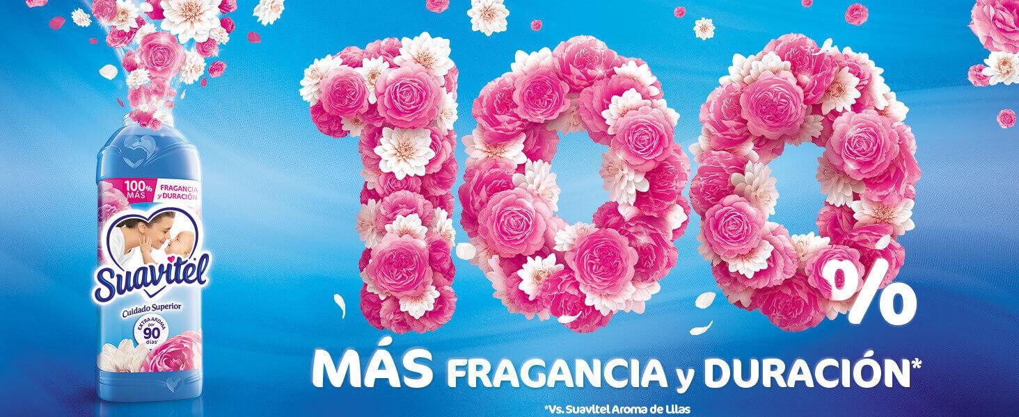  Suavitel con Fragancia duradera que neutraliza olores de humedad.