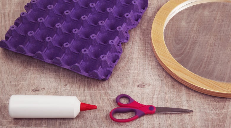 Materiales para decorar espejo