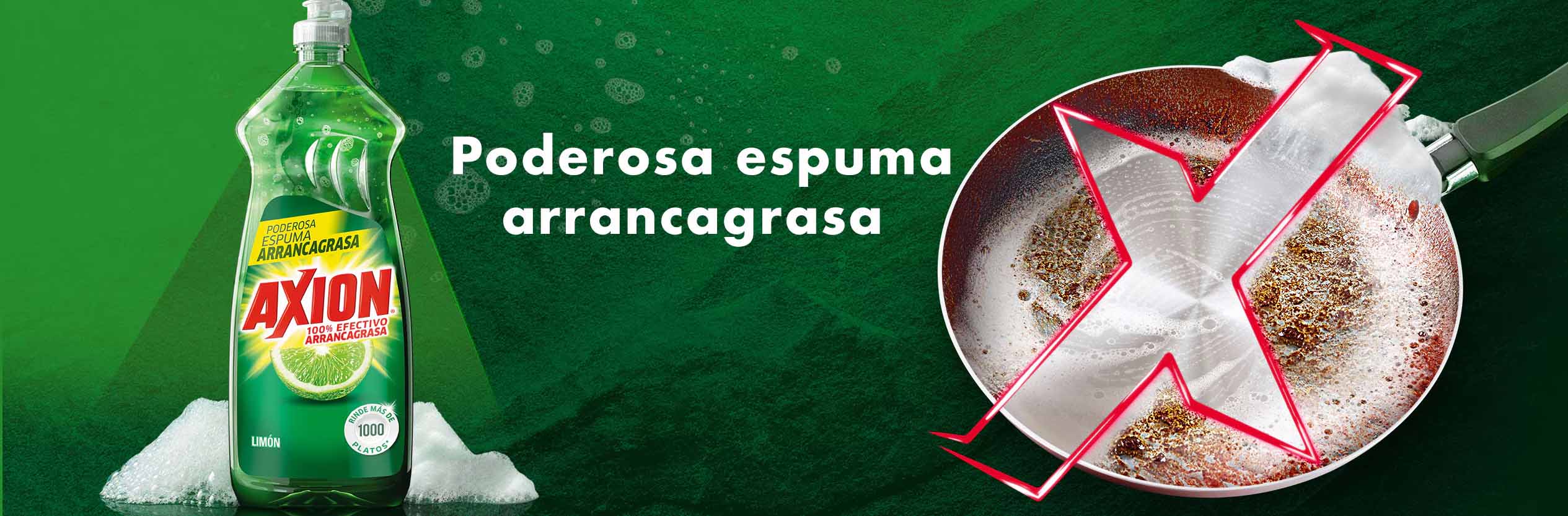 Su poderosa espuma arranca la grasa más pegada para una limpieza profunda y efectiva, dejando los trastes rechinando de limpio en menos tiempo y con menos esfuerzo.