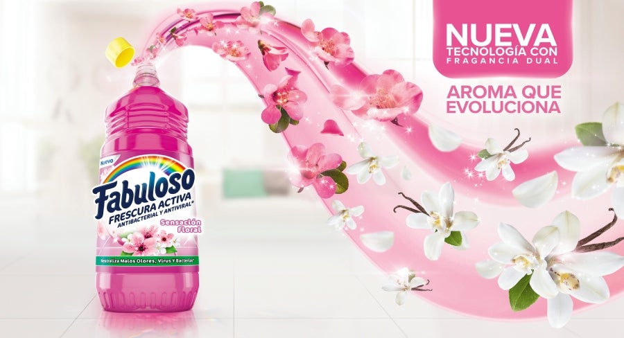 Nuevo aroma de Fabuloso Sensacion floral