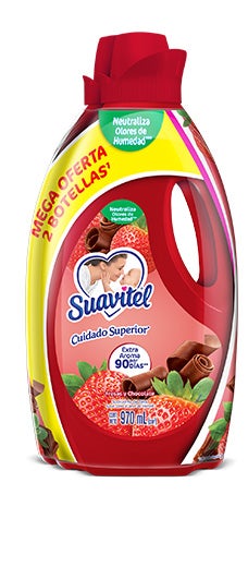 Suavitel®  Fresas y Chocolate 970ml x2