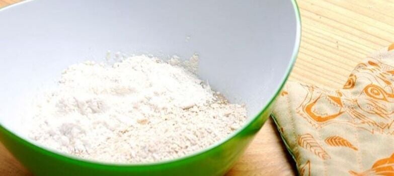 mezcla con harina y avena