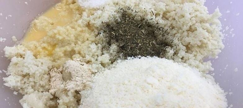 mezcla de coliflor y especias