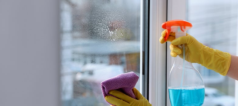 Limpieza de espejos paso a paso