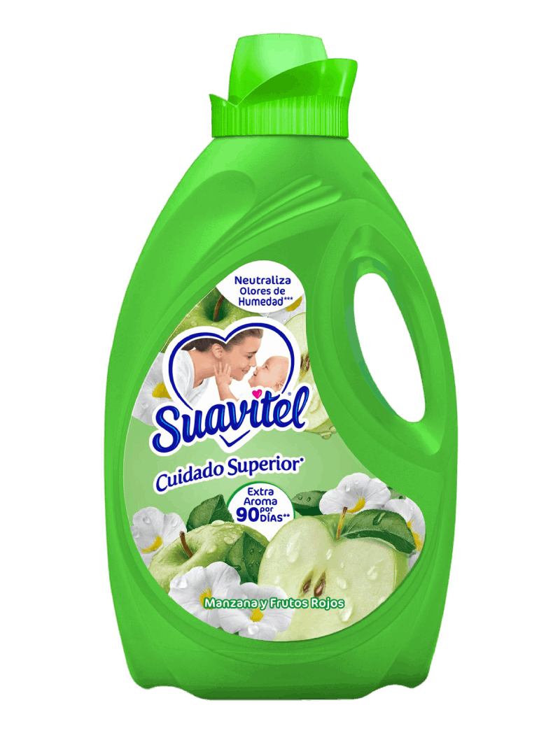 Suavitel® Cuidado Superior Manzana y Frutos Rojos | Presentaciones