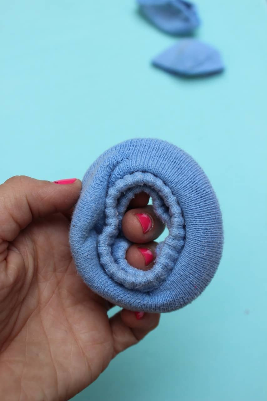 Instrucción 3 para realizar dona en tela