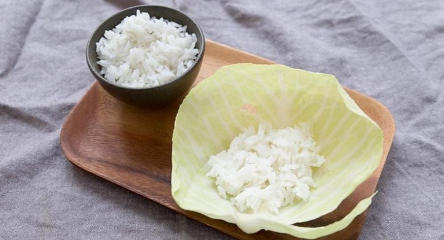 rollos de vegetales con arroz